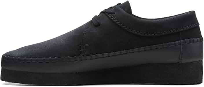 Amazon.com | Clarks - Mens Weaver Shoe, Color Charcoal, Size